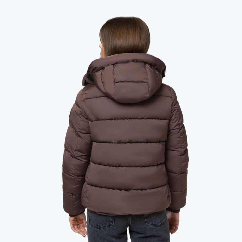 Damen Winterjacke Pitbull Amalia Padded Hooded dark chocolate 3
