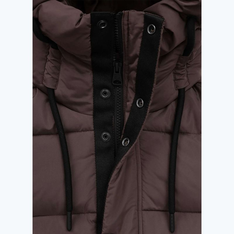 Damen Winterjacke Pitbull Amalia Padded Hooded dark chocolate 7