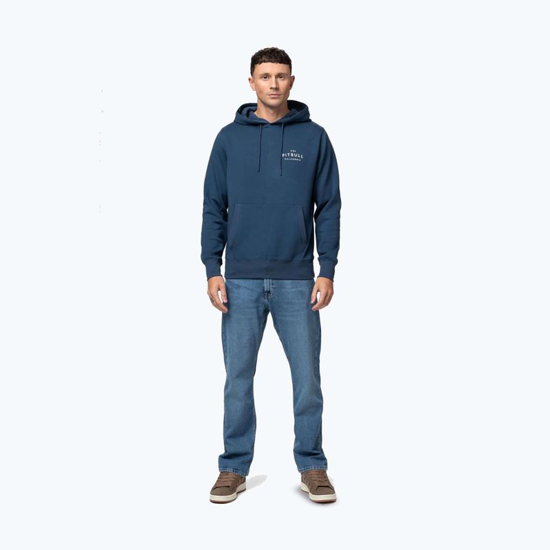 Herren-Hoodie Pitbull Sampson Hooded Sweatshirt petrol blue 2