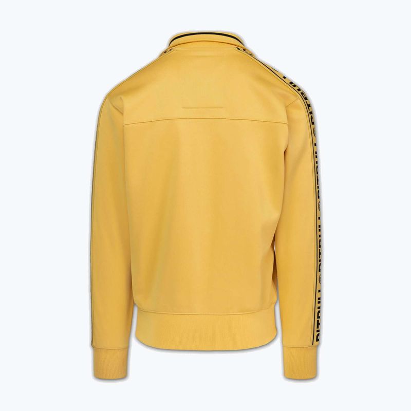 Herren Sweatshirt Pitbull Trackjacket Tape Logo Terry Group pale yellow 7