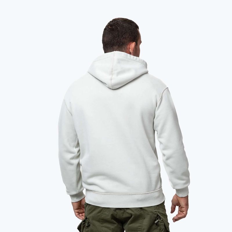 Herren Hoodie Pitbull Orlando Hooded white stone 3