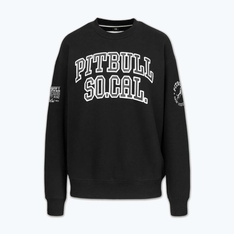 Damen-Sweatshirt Pitbull Crewneck Fiora black/black 5