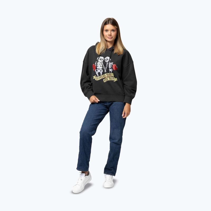Damen-Hoodie Pitbull Thick & Thin Hooded dark graphite 2