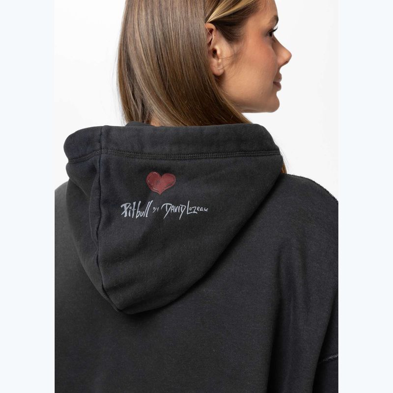 Damen-Hoodie Pitbull Thick & Thin Hooded dark graphite 3
