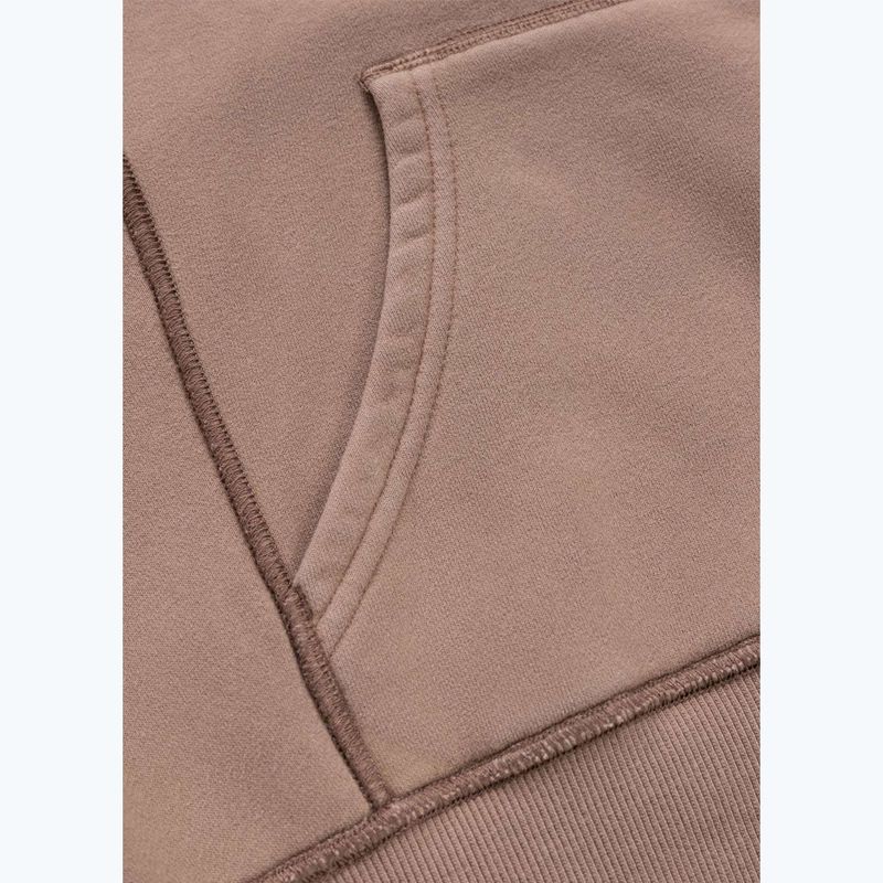 Damen-Hoodie Pitbull Skull Surf Hooded Zip chocolate mousse 13
