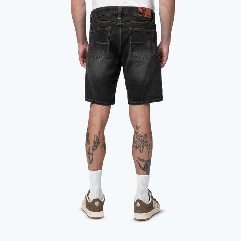 Pitbull Bayside Jeans Pocket Herrenshorts schwarz 3