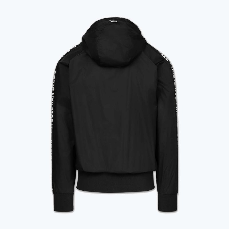 Herrenjacke Pitbull Athletic Tape Nylon Hooded black 4