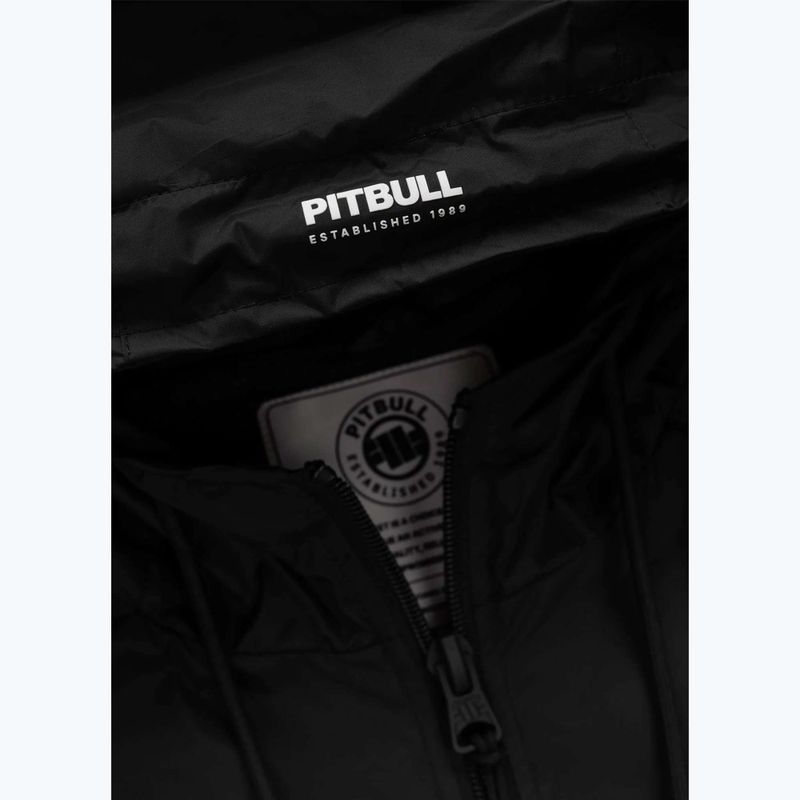 Herrenjacke Pitbull Athletic Tape Nylon Hooded black 6