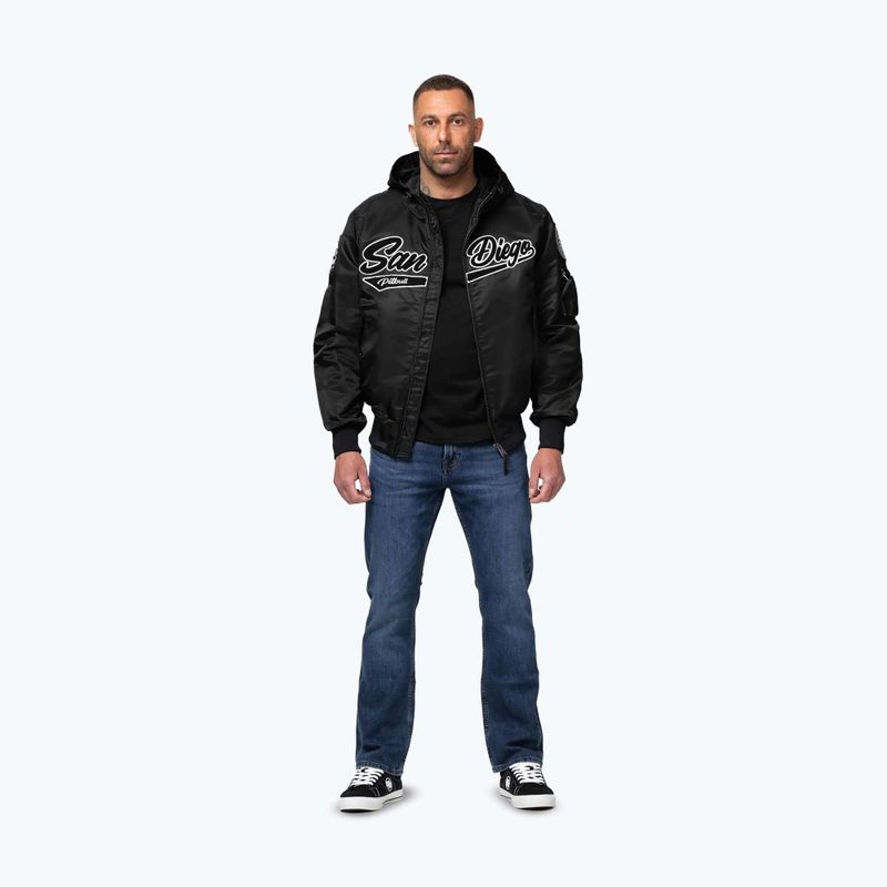 Herrenjacke Pitbull Aero Flight Hooded black 2