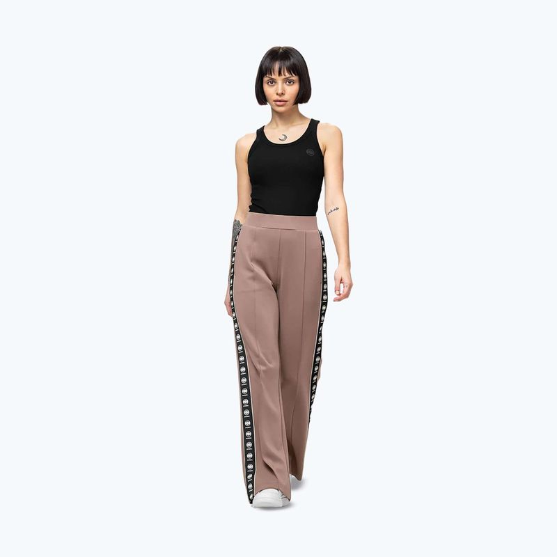 Damenhose Pitbull Verona Wide Leg chocolate mousse 4