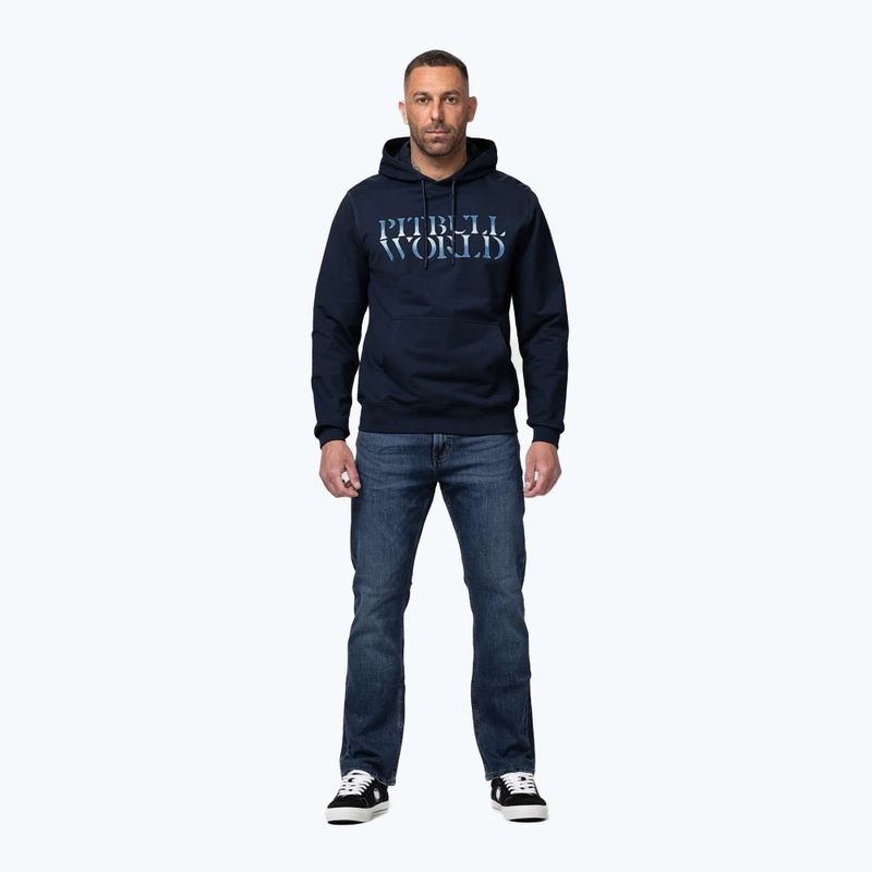 Herrenpullover Pitbull World Sweatshirt Hooded dark navy 2