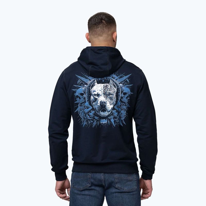 Herrenpullover Pitbull World Sweatshirt Hooded dark navy 3