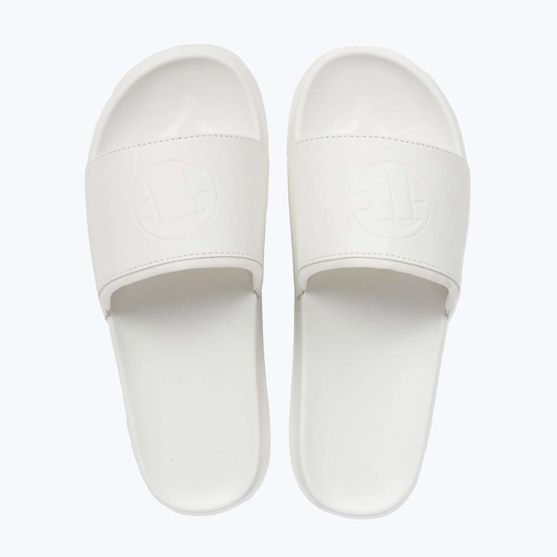 Damenbadelatschen Pitbull White logo 11