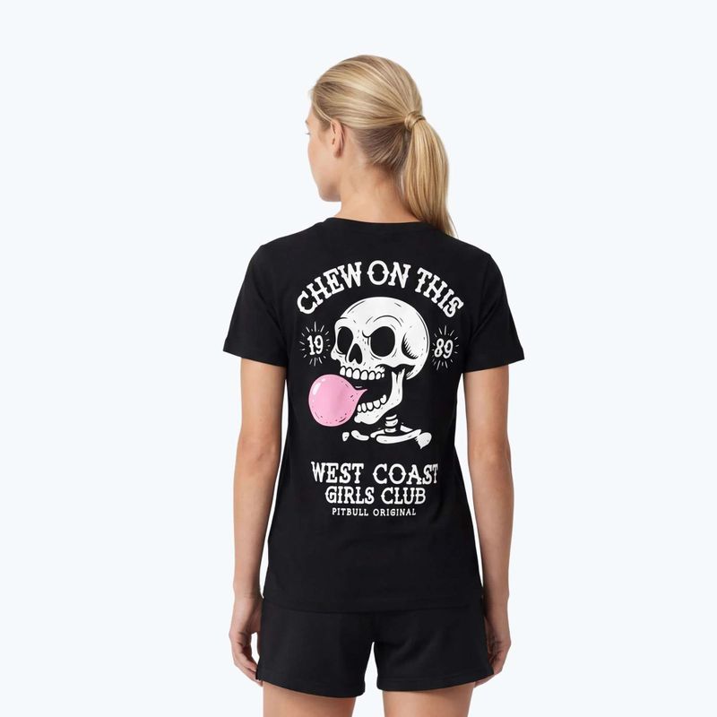Damen-T-Shirt Pitbull Chew On This black 3
