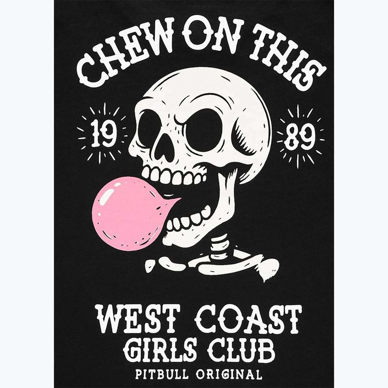 Damen-T-Shirt Pitbull Chew On This black 9
