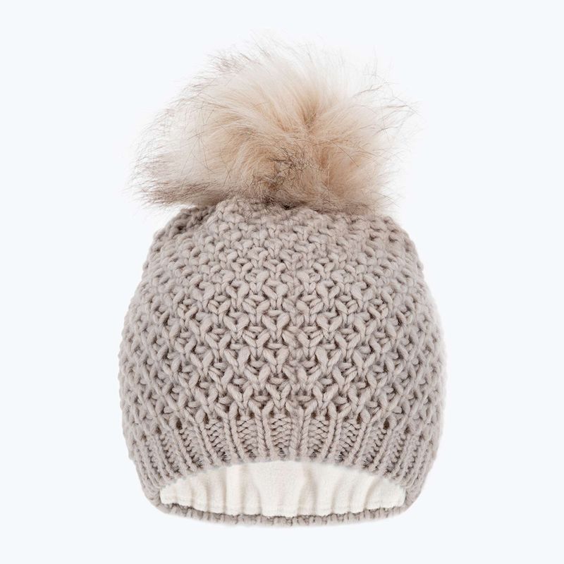 Damen Wintermütze 4F beige H4Z22-CAD014 2