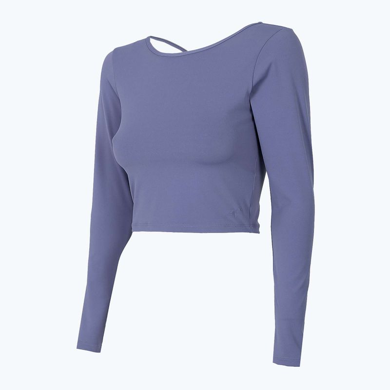 Damen Yoga-Oberteil 4F H4Z22-TSDL019 blau 3