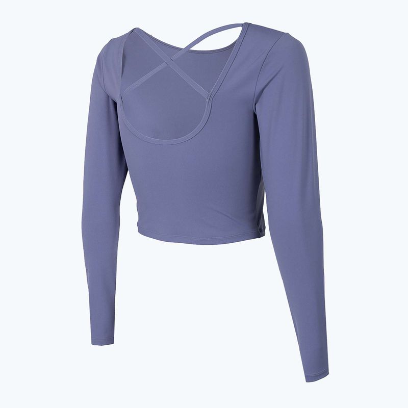 Damen Yoga-Oberteil 4F H4Z22-TSDL019 blau 4