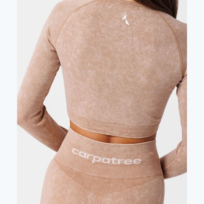 Damen Training Longsleeve Carpatree Yasmine Seamless beige stone wash 5