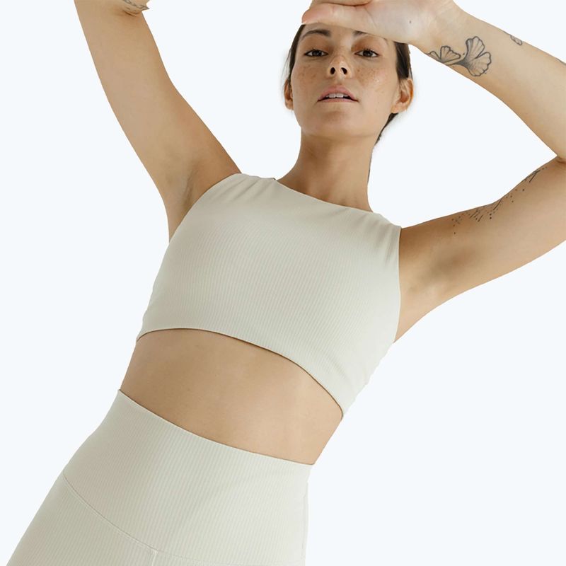 Damen Yoga-Leggings JOYINME Unity Gerippt 7/8 buttercream 4