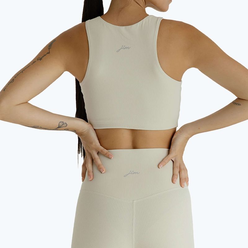 Damen Yoga-Leggings JOYINME Unity Gerippt 7/8 buttercream 5