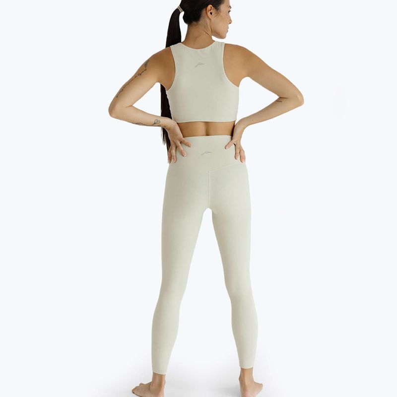 Damen Yoga-Leggings JOYINME Unity Gerippt 7/8 buttercream 7