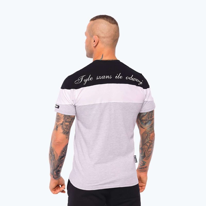 Herren-Shirt Octagon As Many Chances As Courage black/white/grey 3