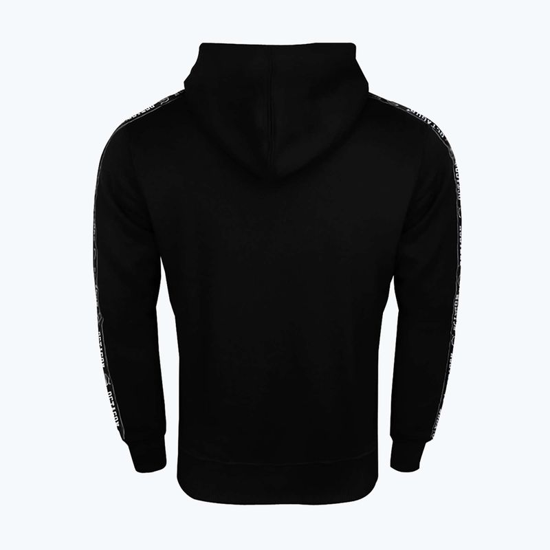 Herren Octagon Stripe Hoodie schwarz 3