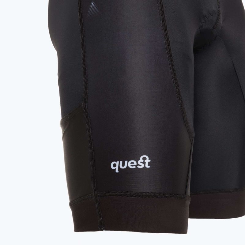 Quest Aerofit Base schwarzer Triathlonanzug für Herren 4