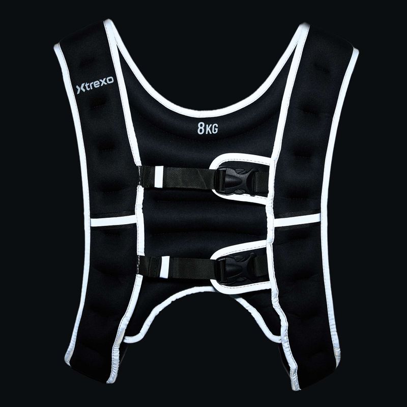 XTREXO gewichtete Trainingsweste schwarz WV-08 7