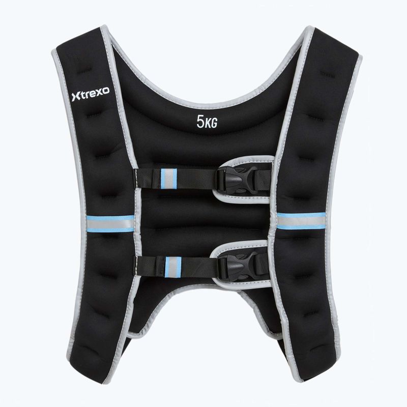 XTREXO gewichtete Trainingsweste schwarz WV-05