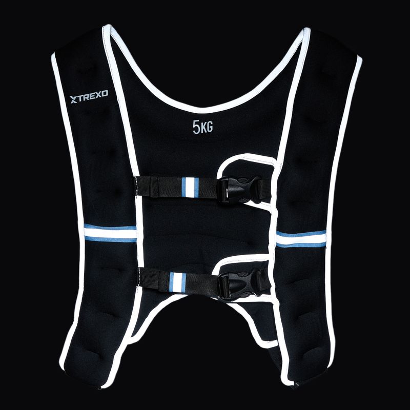 XTREXO gewichtete Trainingsweste schwarz WV-05 6