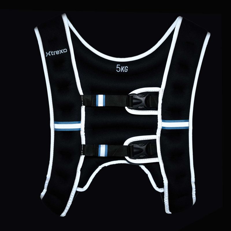 XTREXO gewichtete Trainingsweste schwarz WV-05 7