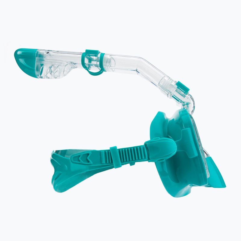 AQUASTIC Schnorchelset Maske + Schnorchel blau SMFK-01SN 11
