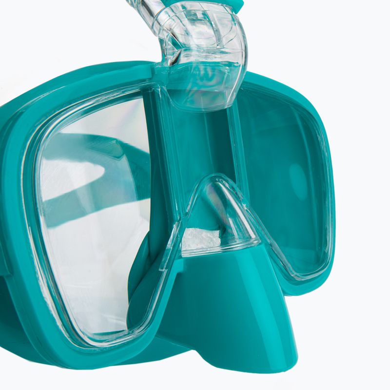 AQUASTIC Schnorchelset Maske + Schnorchel blau SMFK-01SN 14