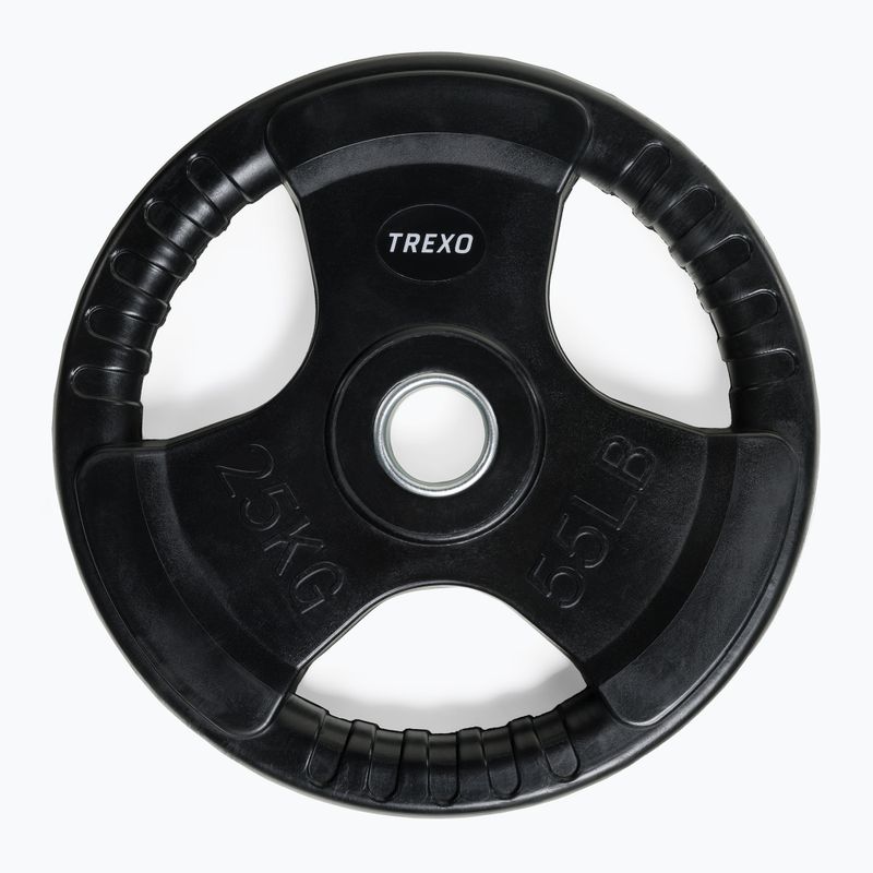 Hantelscheibe XTREXO czarne RW25 25 kg 3