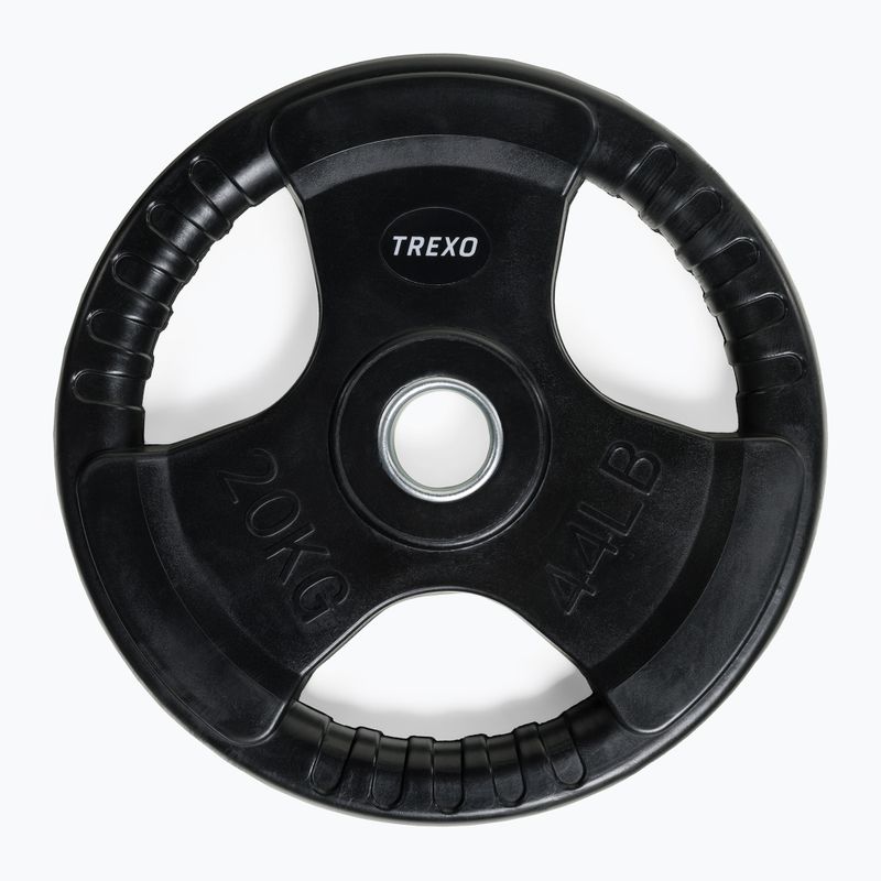 Hantelscheibe XTREXO czarne RW20 20 kg 3
