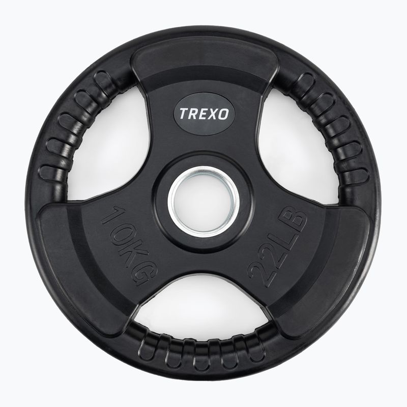 Hantelscheibe XTREXO czarne RW10 10 kg 3