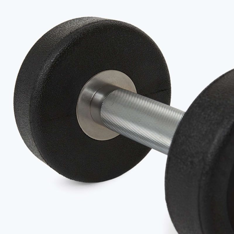Gummierte Gusseisenhantel XTREXO Pro 4 kg black 8
