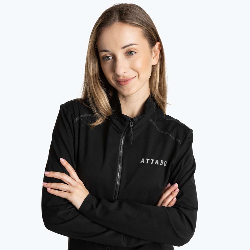 Damen Fahrrad-Sweatshirt ATTABO FLEERO REF gefüttert black 4
