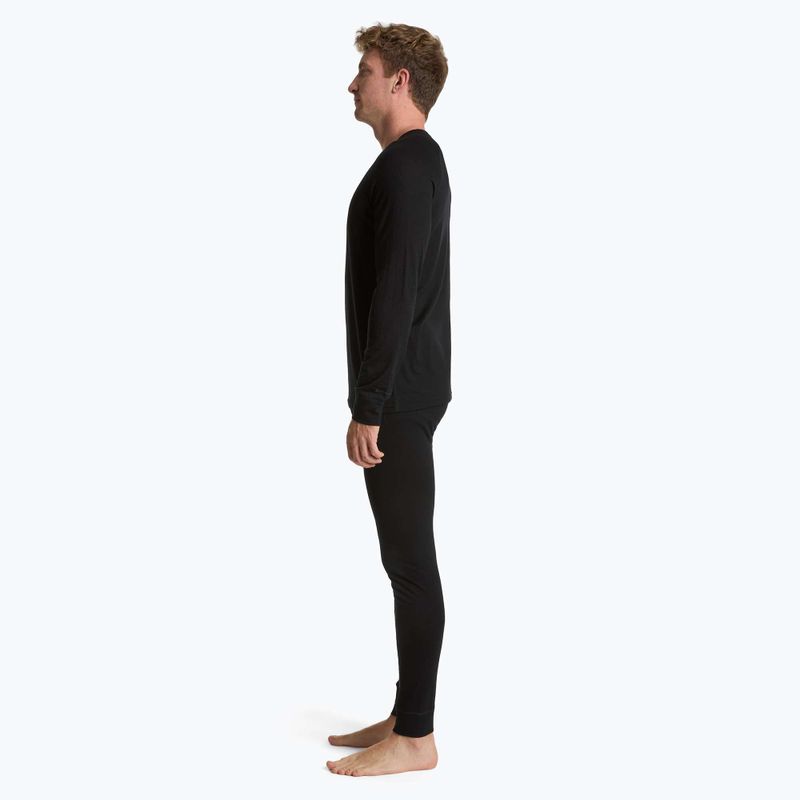 WOOLCANO Merino Herren Thermo-Unterwäsche-Set SET0540 schwarz 2