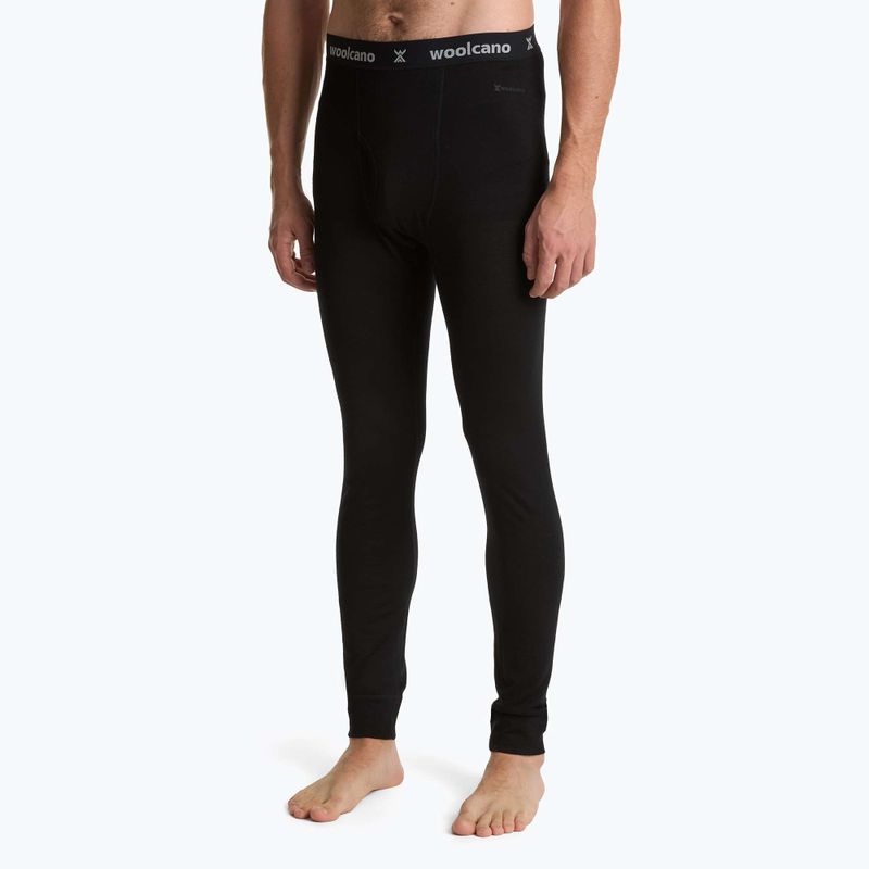WOOLCANO Merino Herren Thermo-Unterwäsche-Set SET0540 schwarz 7