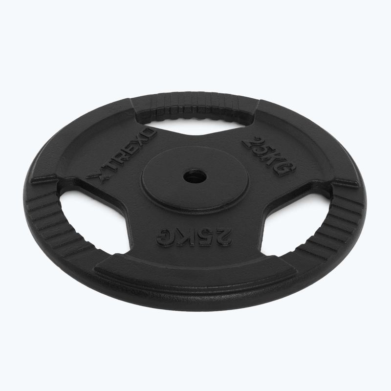 XTREXO Gusseisen Gewicht TRX-ICP025 25 kg Chrom