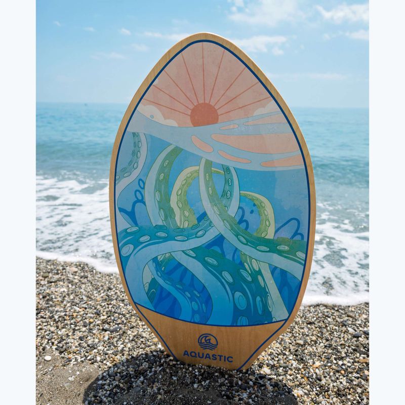 Skimboard Kinder AQUASTIC Lagune 34" Farbenfroh 6