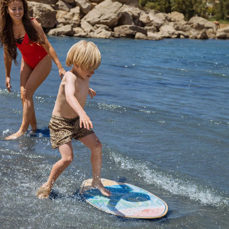 Skimboard Kinder AQUASTIC Lagune 34" Farbenfroh 7