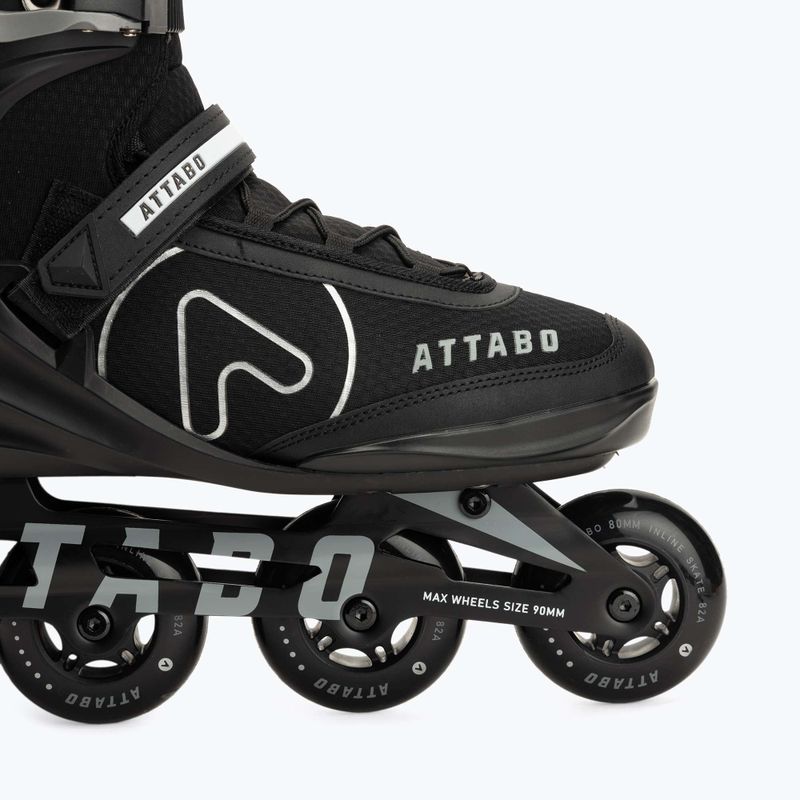 Herren ATTABO Bricker Fitness-Rollschuhe schwarz 6