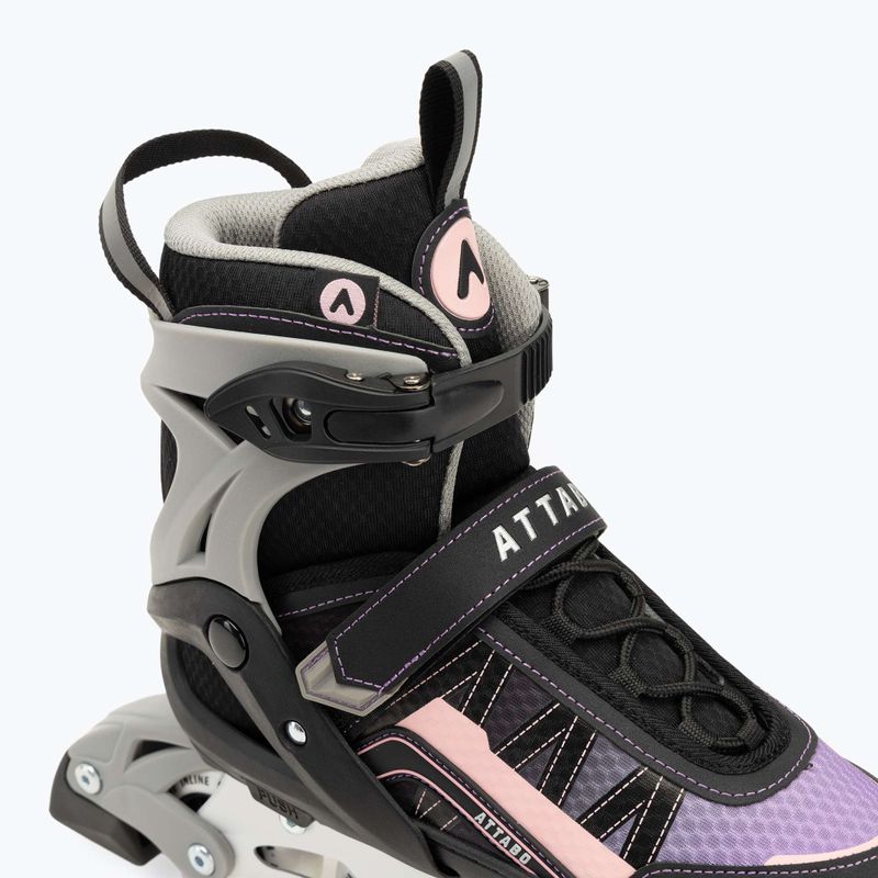ATTABO Bladeroll Kinder Inline-Skates verstellbar schwarz/lila 6