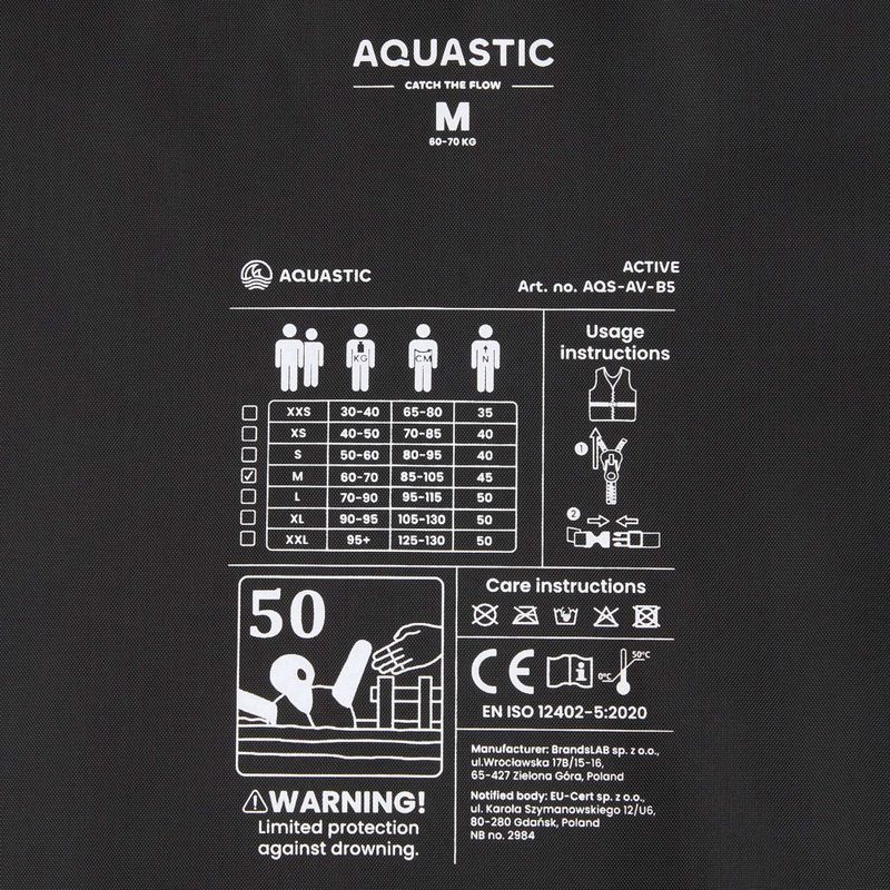 AQUASTIC Active 50N Sicherungsweste schwarz 7