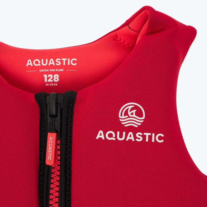 AQUASTIC Youth 50N Rot Kinder Schwimmweste 4