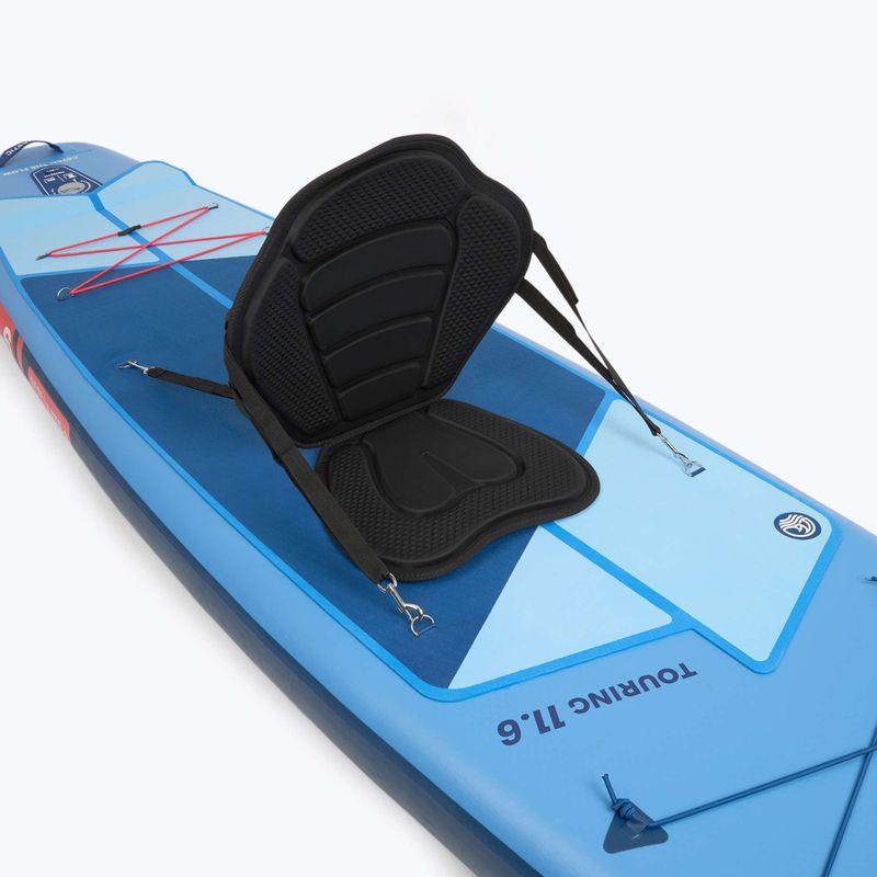 Set Board SUP aufblasbar AQUASTIC Touring 11'6" blau 11
